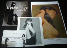 Load image into Gallery viewer, **VERY LIMITED QUANTITY** Bettie Page Signed Book & Print Pack